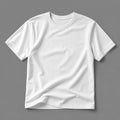 Half sleeves white colored T shirt