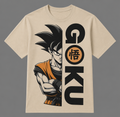 Goku T-shirt in beige color