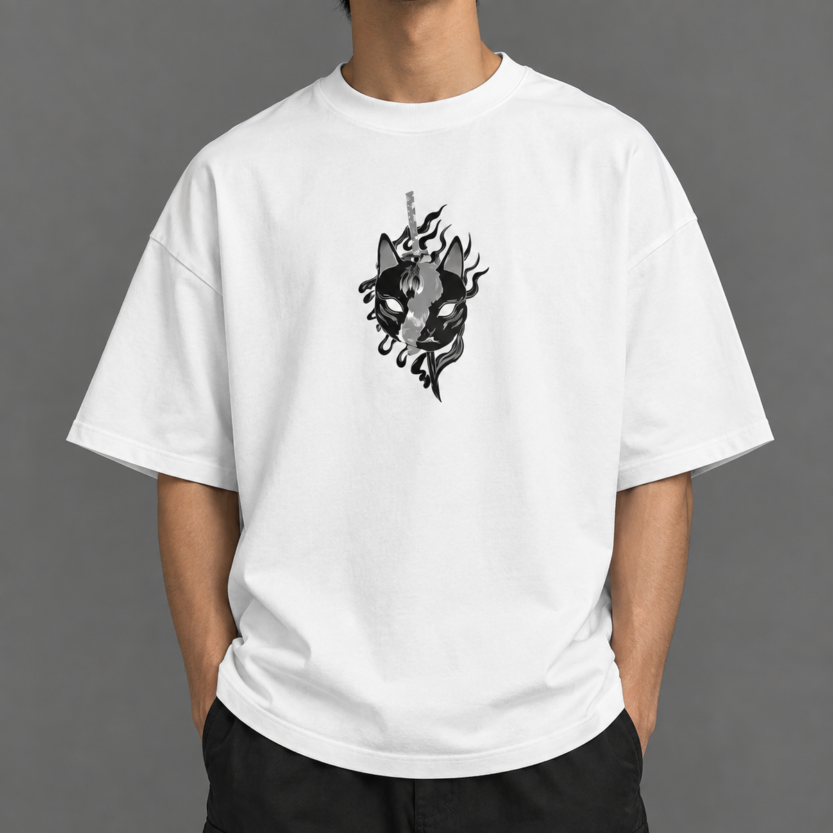 Tanjiro Kamado drop-shoulder T-shirt