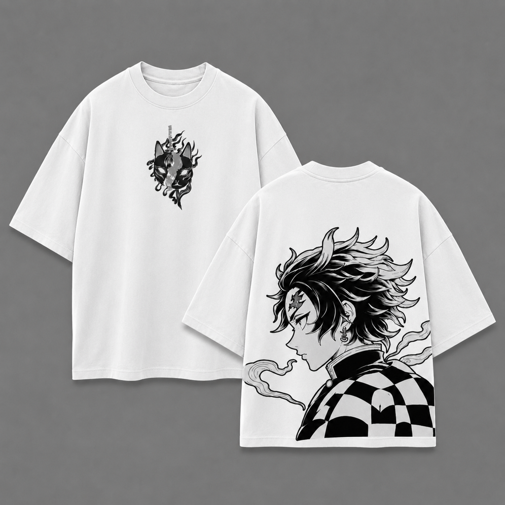 Tanjiro Kamado drop-shoulder T-shirt