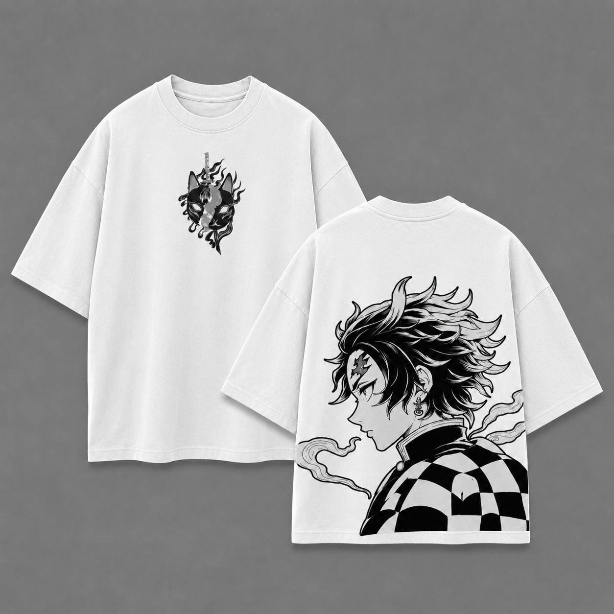 Tanjiro Kamado drop-shoulder T-shirt