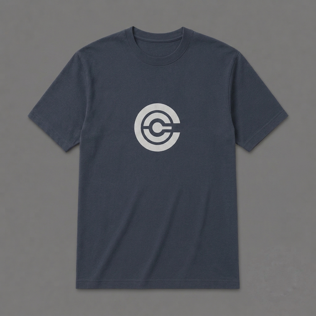 Dragon ball Z, trunks print on muted blue-grey color shirt