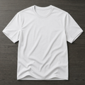 Half sleeves white colored T shirt