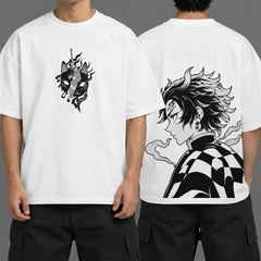 Tanjiro Kamado drop-shoulder T-shirt